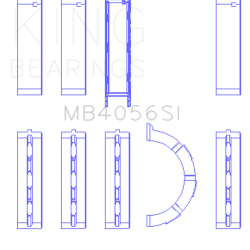 KING ENGINE BEARINGS MB4056SI10