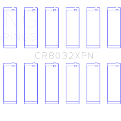 KING ENGINE BEARINGS CR8032XPN025