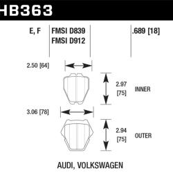 Hawk Performance HB363F.689