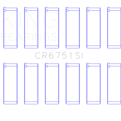 KING ENGINE BEARINGS CR6751SI