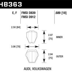 Hawk Performance HB363F.689