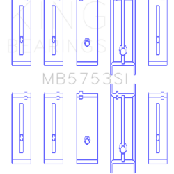 KING ENGINE BEARINGS MB5753SI05
