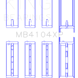 King Engine Bearings MB4104XP.026