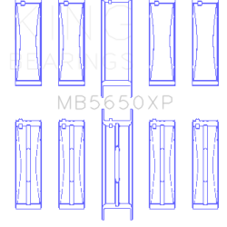 KING ENGINE BEARINGS MB5650XP001