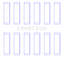 KING ENGINE BEARINGS CR6873SM