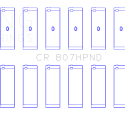 KING ENGINE BEARINGS CR807HPND020X