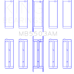 KING ENGINE BEARINGS MB5503AM