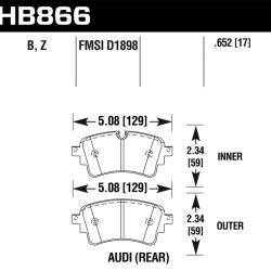 HAWK PERFORMANCE HB866Z652