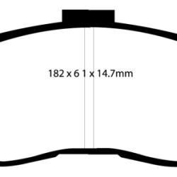 EBC Bluestuff Brake Pad Sets EBC DP51239NDX