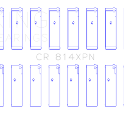 KING ENGINE BEARINGS CR814XPN010