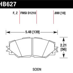 Hawk Performance HB627F.690