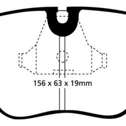 EBC Bluestuff Brake Pad Sets EBC DP5689NDX