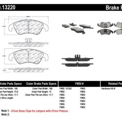 ST Sport Brake Pads Stoptech 309.13220