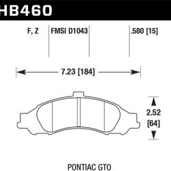 Hawk Performance HB460Z.580