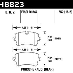 HAWK PERFORMANCE HB823Z652