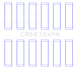 KING ENGINE BEARINGS CR6870XPN