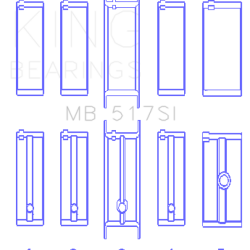 KING ENGINE BEARINGS MB517SI010