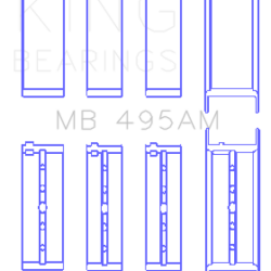 KING ENGINE BEARINGS MB495AM