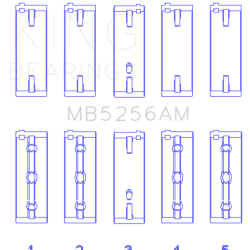 KING ENGINE BEARINGS MB5256AM025