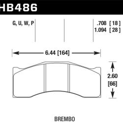 Hawk Performance HB486U.708