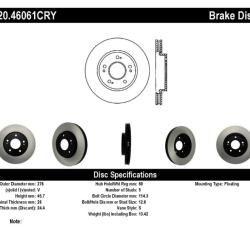 STOPTECH 12046061CRY
