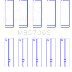 KING ENGINE BEARINGS MB5706SI025