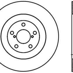 ST Slot & Drill Brake Rotors Stoptech 127.47018L
