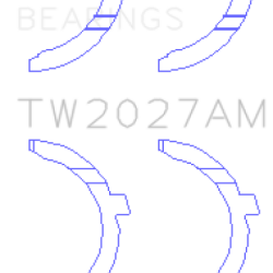 KING ENGINE BEARINGS TW2027AM