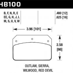 HAWK PERFORMANCE HB100B480