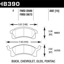 Hawk Performance HB390F.602
