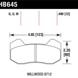 Hawk Performance HB645G.490