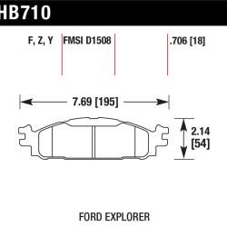 HAWK PERFORMANCE HB710Z706