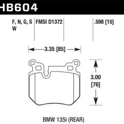 HAWK PERFORMANCE HB604B598