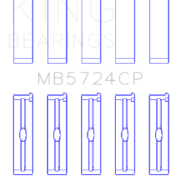 KING ENGINE BEARINGS MB5724CP025