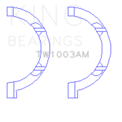 KING ENGINE BEARINGS TW1003AM