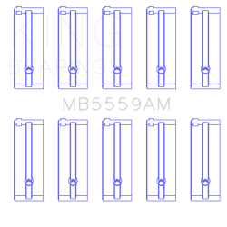 KING ENGINE BEARINGS MB5559AM