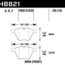HAWK PERFORMANCE HB821B756