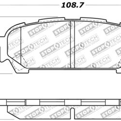 ST Sport Brake Pads Stoptech 309.10040