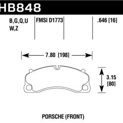 HAWK PERFORMANCE HB848B646