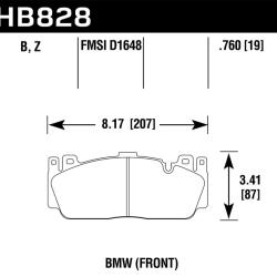 HAWK PERFORMANCE HB828B760