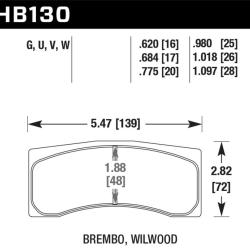 Hawk Performance HB130V.775