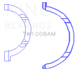 KING ENGINE BEARINGS TW1008AM