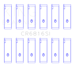 KING ENGINE BEARINGS CR6816SI05