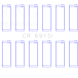KING ENGINE BEARINGS CR691SI075