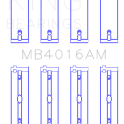 KING ENGINE BEARINGS MB4016AM