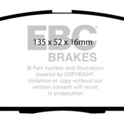 EBC Bluestuff Brake Pad Sets EBC DP51254NDX