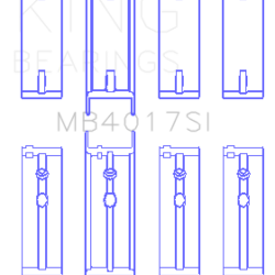 KING ENGINE BEARINGS MB4017SI
