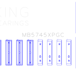 KING ENGINE BEARINGS MB5745XPGCSTDX
