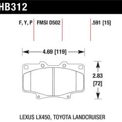 Hawk Performance HB312Y.591