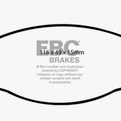 EBC Greenstuff Brake Pad Sets EBC DP6419